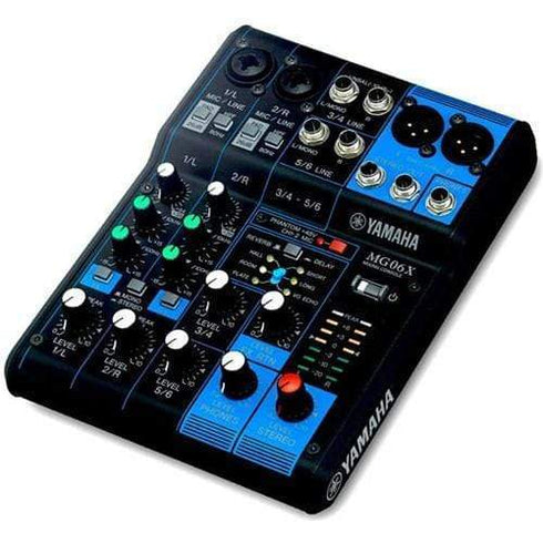 Yamaha MG06X 6 Channel Mixer With Digital FX